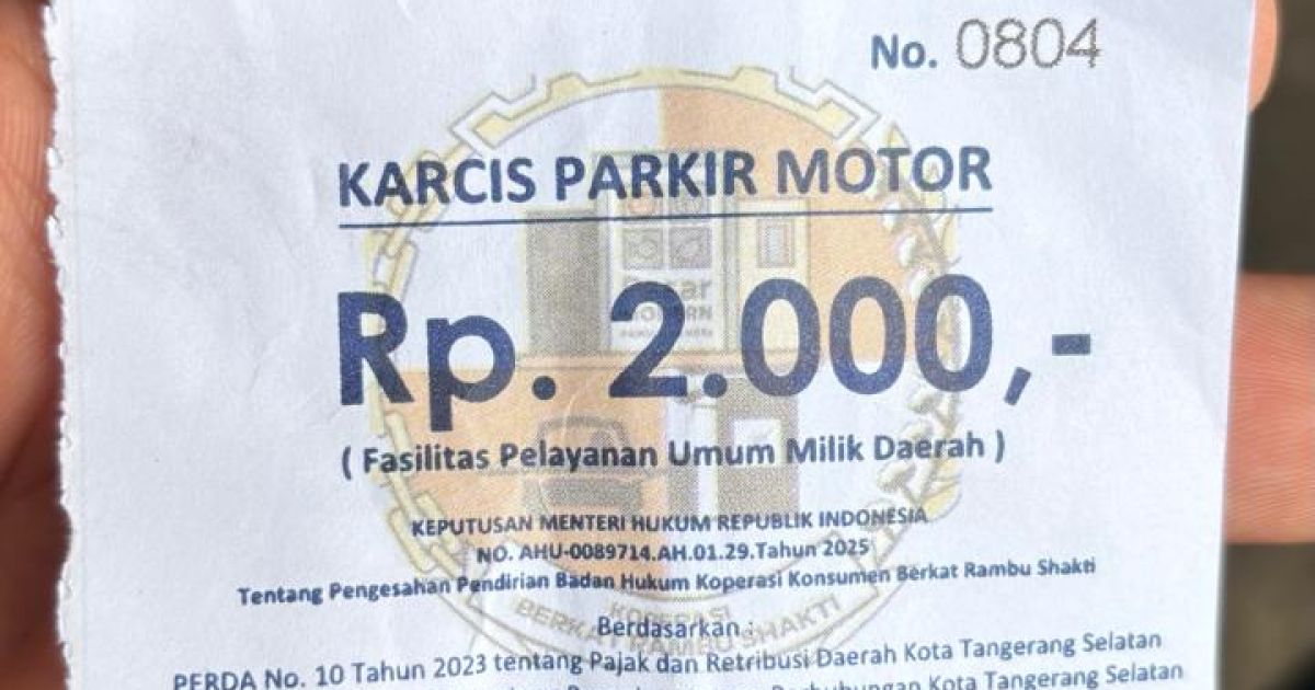 Dugaan Karcis Parkir Tak Resmi di Pamulang Potensi Kebocoran PAD