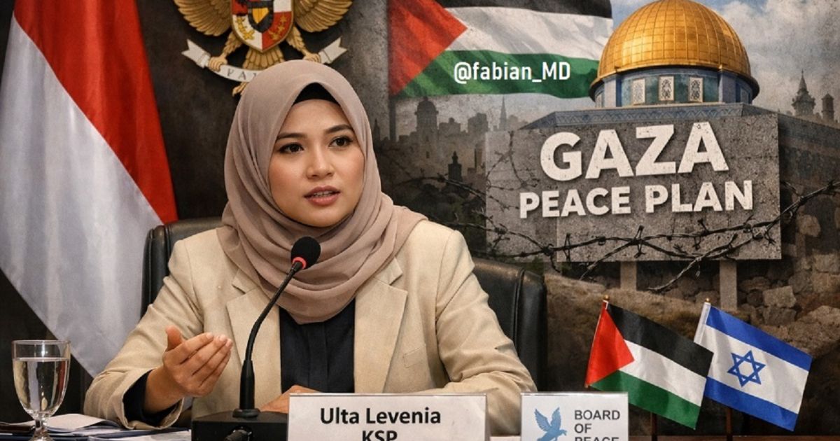 KSP Ulta Levenia: 20 Poin Board of Peace Pastikan Gaza Bebas dari Israel, Palestina Didorong Menuju Kemerdekaan