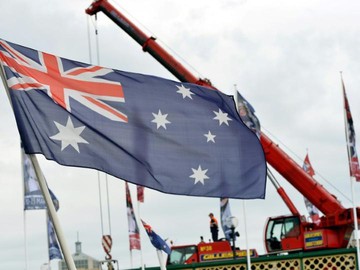 Ilustrasi bendera Australia (dok. AFP Photo)