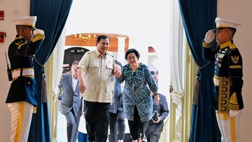 Momen Langka Menjelang Idul Fitri: Mengintip Pembicaraan Tertutup Prabowo dan Sang Ibu Megawati di Istana Merdeka