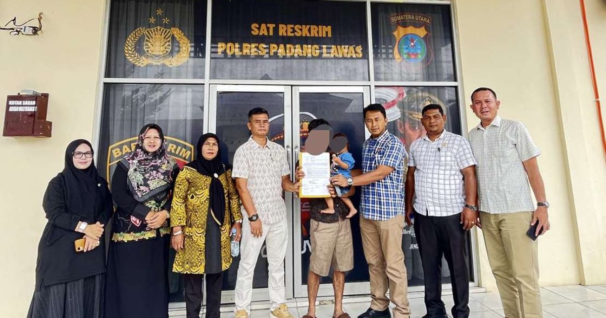 Sat Reskrim Polres Padang Lawas Berhasil Pertemukan Kembali dengan orang tuanya