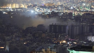 Ilustrasi ibu kota Lebanon, Beirut usai serangan Israel (Foto: REUTERS/Amr Abdallah Dalsh)