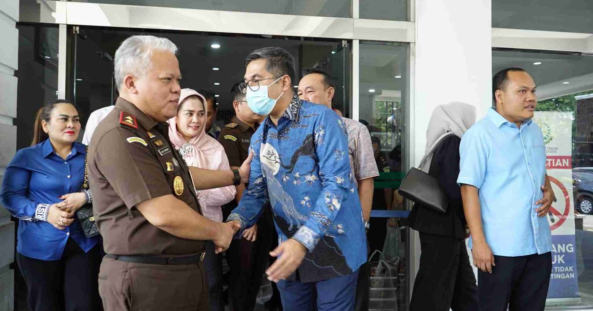 Kepala Kejaksaan Tinggi (Kajati) Prov. Sumatra Utara terima audensi Dewan Pimpinan Daerah (DPD) Partai Demokrat Provinsi Sumatera Utara