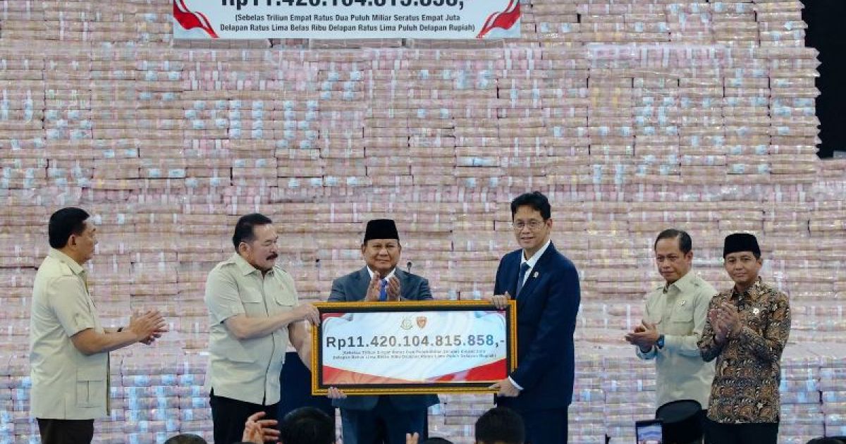 Pemerintah Terima Penyelamatan Keuangan Negara Rp11,4 Triliun dan Amankan Kawasan Hutan