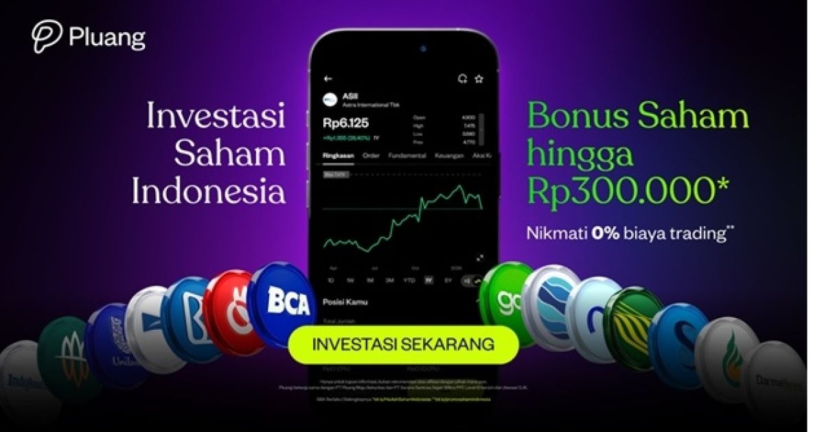 Pluang Luncurkan Saham Indonesia: Satu Aplikasi untuk Semua Jenis Investasi