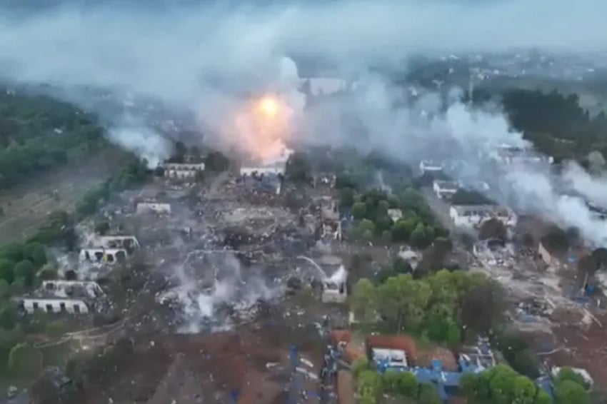 Ledakan Dahsyat di Pabrik Kembang Api Tiongkok Renggut 21 Jiwa, Skala Kerusakan Mengejutkan