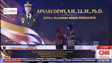 Kajari Purwakarta Apsari Dewi Dedikasikan Penghargaan Pemimpin Perempuan untuk Seluruh Jaksa Wanita Indonesia