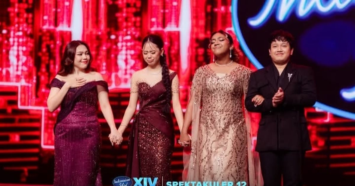 Calon Idola Baru Road to Grand Final! Celyna, Niki, dan Rio Resmi Jadi Top 3 Indonesian Idol 2026