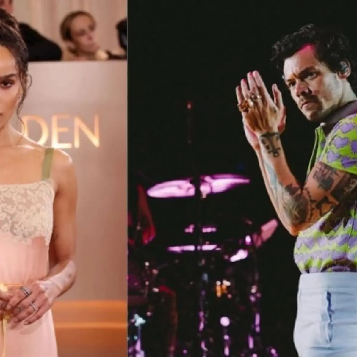 Zoë Kravitz Tertangkap Kamera Dukung Harry Styles di Konser Pembuka Tur Eropa, Isu Pertunangan Semakin Santer
