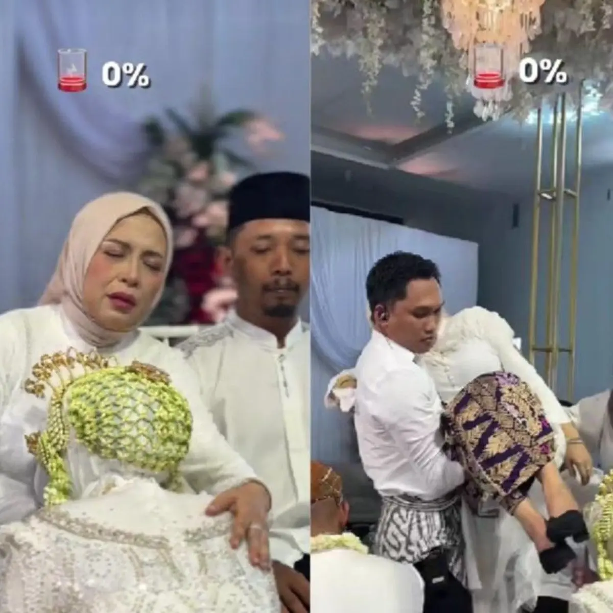 Momen Haru di Jember Berubah Tak Terduga: Ibu Pengantin Ambruk Saat Sungkeman, Resepsi Berlanjut dengan Pesta Senam