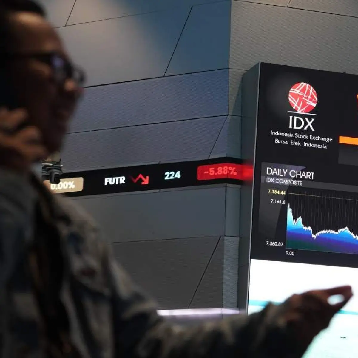 Investor Asing Tarik Diri, IHSG Keok di Bawah Level Psikologis 7.075