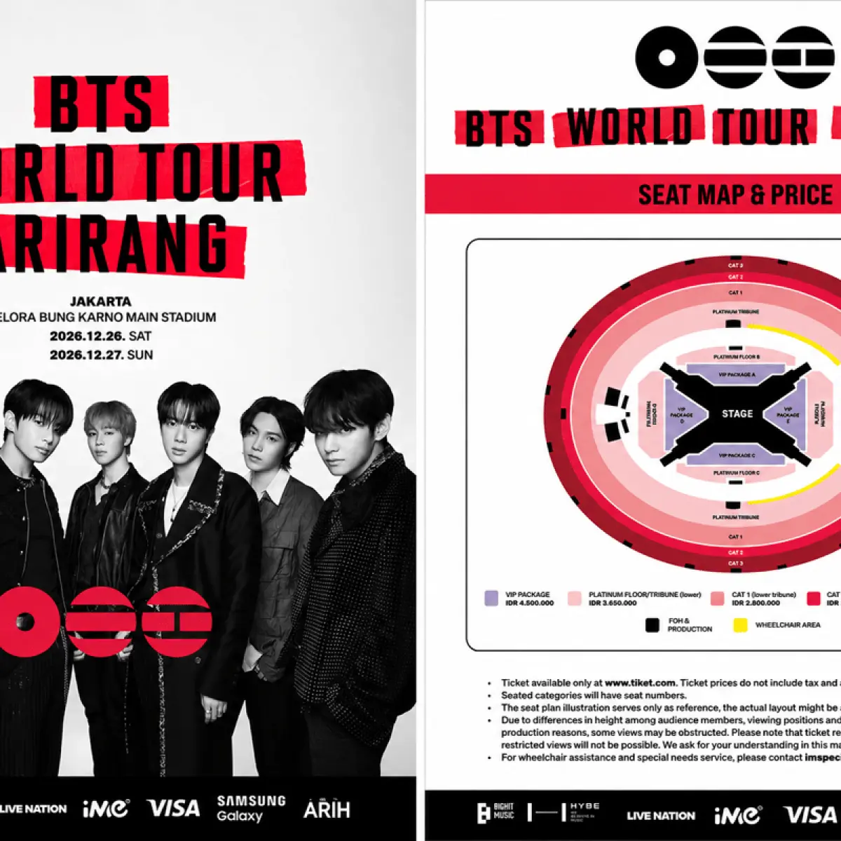 BTS Umumkan Konser 'ARIRANG' di Jakarta, Catat Tanggal Main di GBK Desember 2026
