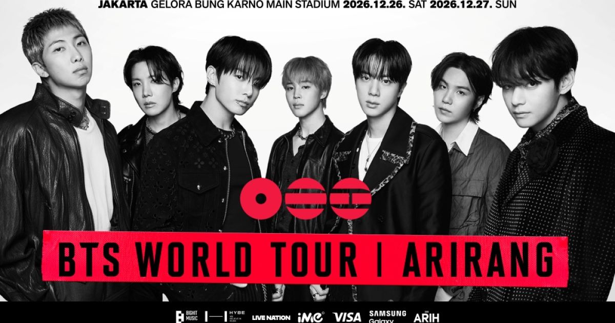 Tiket Konser BTS 'ARIRANG' di Jakarta Dijual Juni 2026, Cek Detail Presale dan Harga