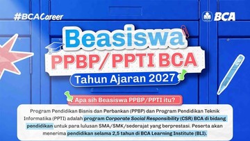 BCA Buka Pintu Generasi Penerus: Pendaftaran Beasiswa Unggulan PPTI dan PPBP 2027 Telah Dimulai