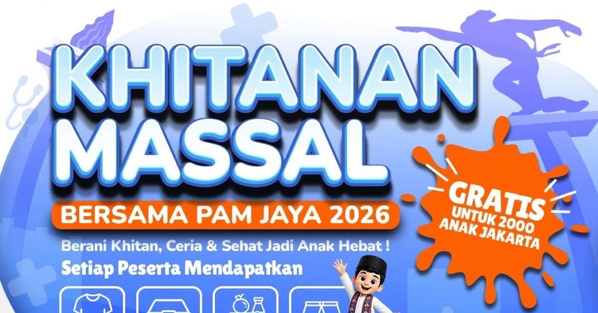PAM Jaya Sediakan Layanan Khitanan Gratis untuk 2.000 Anak Jakarta Sambut HUT ke-499