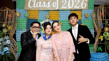 Momen Haru Steven Rumangkang dan Angel Karamoy Rayakan Kelulusan SMA Putri Semata Wayang, Lovely Maria