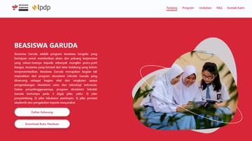 Pendaftaran Beasiswa Garuda 2026 Gelombang 2 Ditutup Hari Ini. (Foto: Tangkapan Layar/Beasiswa Garuda Kemdiktisaintek)
