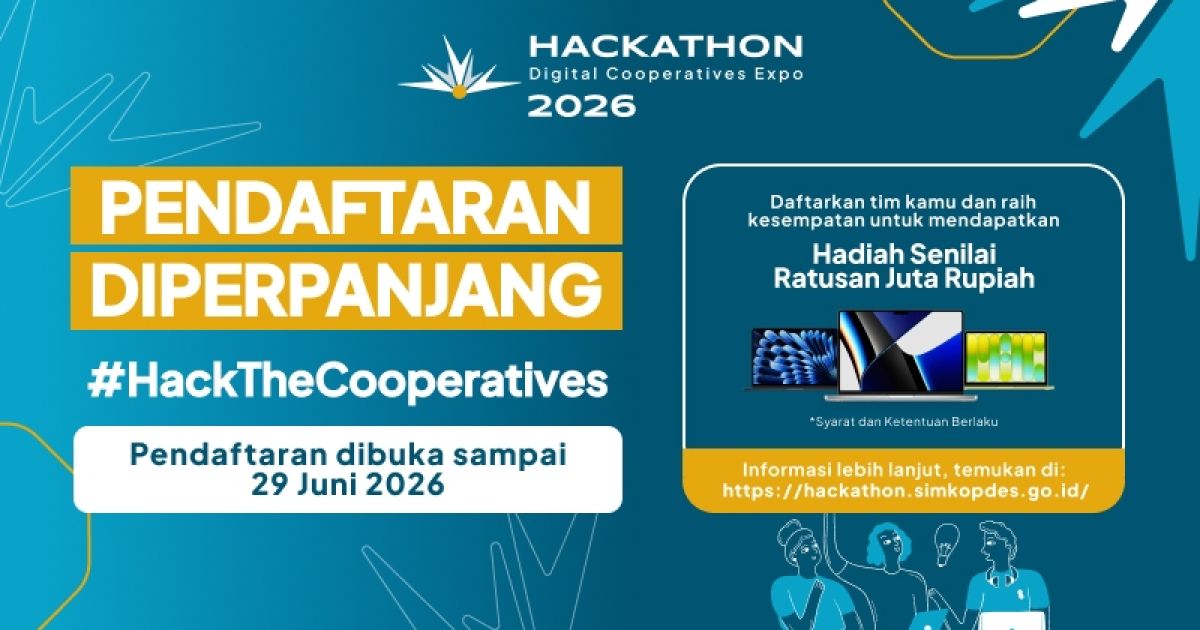 Kemenkop Giat Cari Inovator Digital Muda Lewat Kompetisi Hackathon untuk Memajukan Koperasi