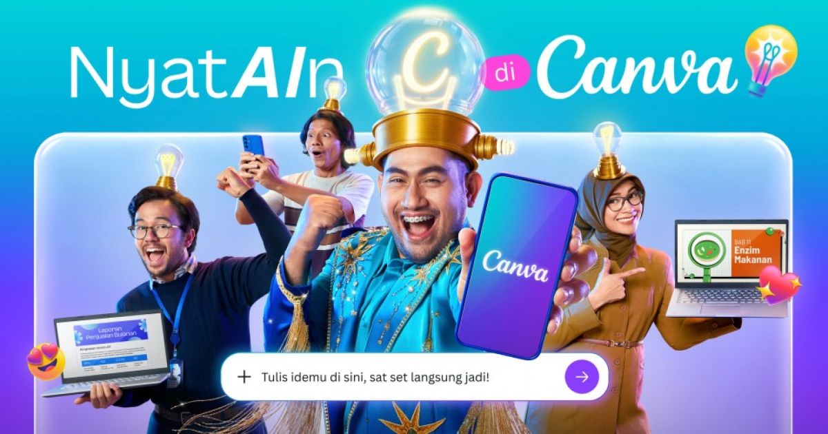 Canva Gandeng King Nassar Luncurkan Kampanye AI 'NyatAIn' Dorong Kreativitas UMKM Jelang 27 Juni