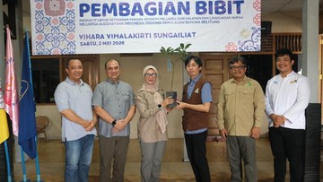 Anggota DPR RI Melati Sebar 5.000 Bibit Tanaman di Bangka Belitung Demi Penguatan Pangan Keluarga