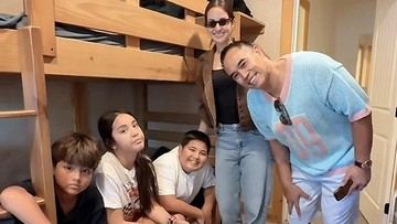 Momen Perpisahan Nia Ramadhani Antar Putra Kedua Ikuti Perkemahan Musim Panas di AS