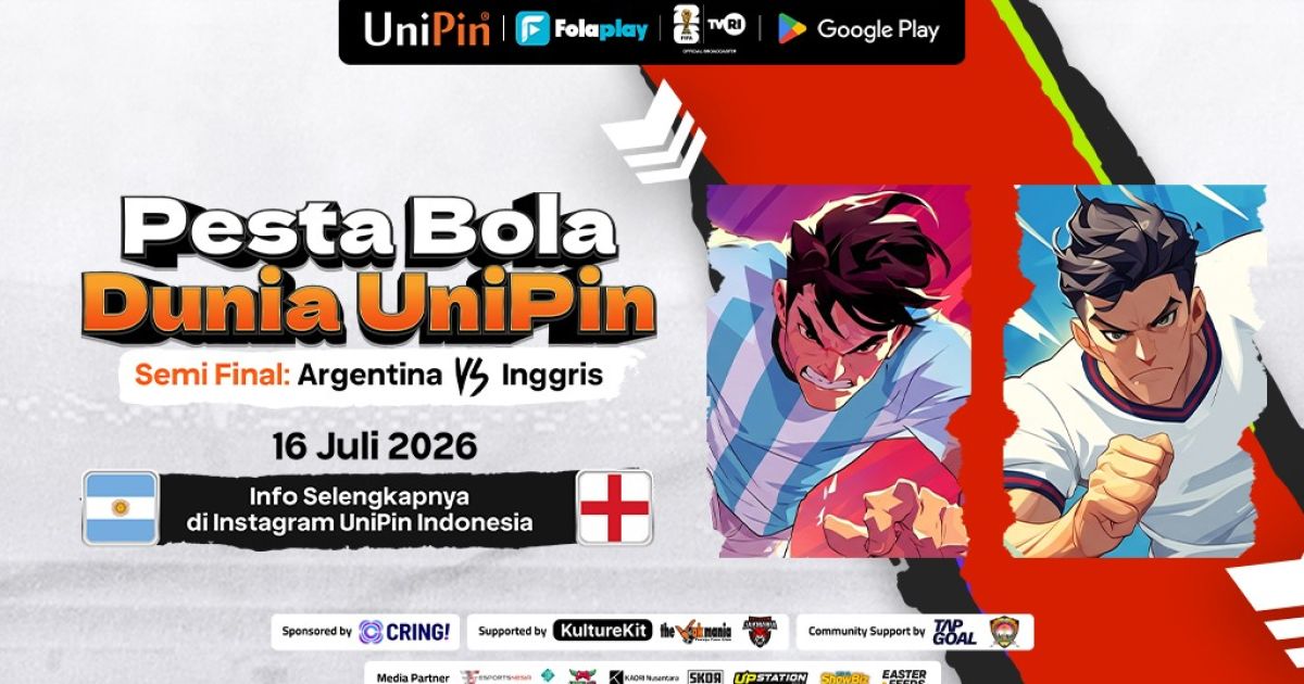 UniPin Satukan Pecinta Bola dan Gamer di Pesta Akbar Dunia 2026 Lewat Nobar Interaktif