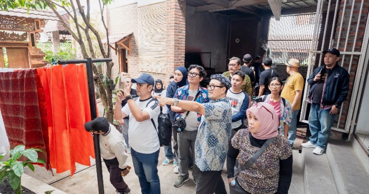 Sindikasi Media Network Sambangi Rumah Batik Komar, Pusat Pendidikan dan Pelestarian Batik Indonesia