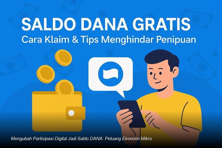 Mengubah Partisipasi Digital Jadi Saldo DANA: Peluang Ekonomi Mikro